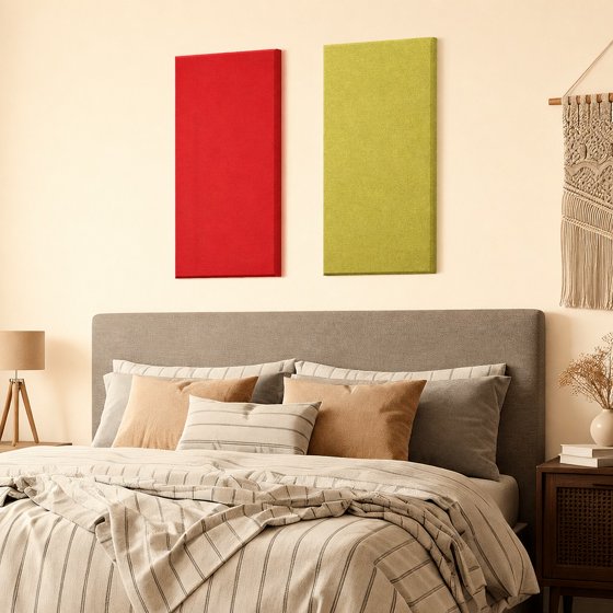 Norcho Large Fiberglass Acoustic Panels 39.4" x 19.7" x 1.6", Sound Proof Wall Panels, Sound Absorbing Acoustic Panels for Interior Wall Decor, Studio, Living Room, Theater, Olive Green