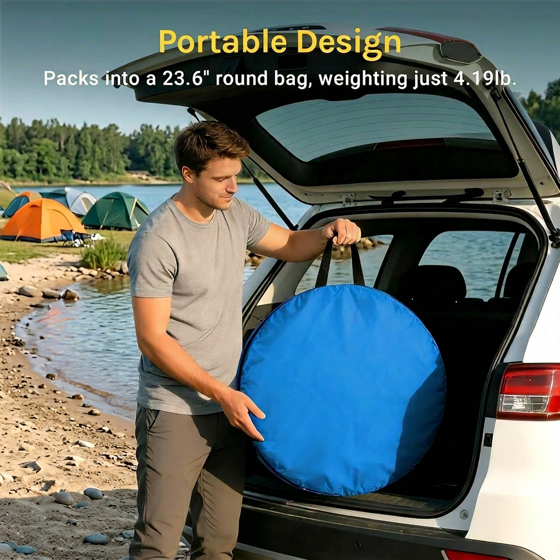 Norcho Pop Up Changing Tent for Beach Camping, Portable Shower Privacy Shelter Instant, 6.2-6.9ft High
