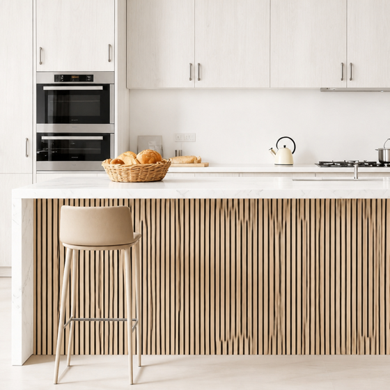 2-Piece Wood Wall Panels for Interior Wall Decor, 47.2" x 23.6" Soundproof Acoustic Wall Panels, Walnut