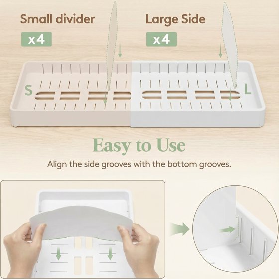 Norcho Lid Organizer for Plastic Lids, Large Food Container Lid Organizer, Lid Storage Organizer for Cabinet