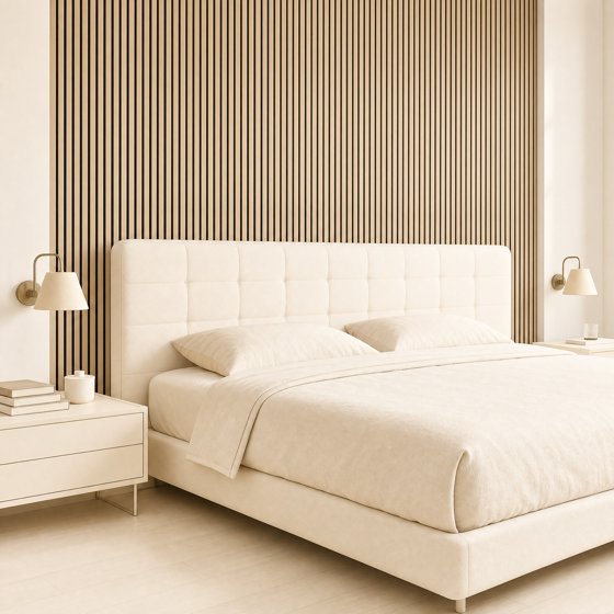 4-Piece Wood Wall Panels for Interior Wall Decor, 47.2" x 23.6" Soundproof Acoustic Wall Panels, Walnut