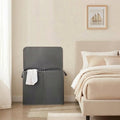 Norcho Double Laundry Hamper with Lid, Divided Laundry Basket with Removable Bags and Handles, Large Separated Clothes Basket, Gray