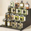Norcho 12-Inch Cologne Organizer for Men, 4-Tier Large Perfume Stand, Tool-Free Assembly Display Shelf for Fragrance, Aftershave, Skincare, and Makeup, 1-Pack