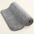 Norcho 35x24" Water Absorbent Door Mat, Low Profile Non Slip Rubber Indoor Entrance Rug Dirt Trapper, Grey