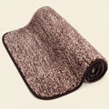 Norcho 48x30" Water Absorbent Front Door Mat, Low Profile Non Slip Rubber Indoor Entrance Rug Dirt Trapper, Coffee Brown