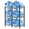 Norcho 5 Gallon Water Jug Holder, 3 Tier Water Bottle Stand with 6 Slots, Heavy Duty Water Dispenser Rack for Home and Office