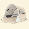 Norcho 79x49x38" Pop Up Beach Tent UPF50+ Sun Shelter, Instant Shade Canopy for 2 Person, Beige