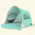 Norcho 87x57x47" Pop Up Beach Tent UPF50+ Sun Shelter, Instant Shade Canopy for 3 Person, Mint Green