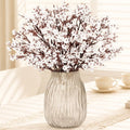 Norcho Baby’s Breath Artificial Flowers, 10 Bundles Silk Gypsophila Faux Stems for Wedding Bouquets, Home Decor, Centerpieces, DIY, Farmhouse/Party, White