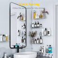 Norcho 14" Floating Shelves, 10-Pack Acrylic Wall Shelves, Wall Organizer for Bathroom, Bedroom, Living Room