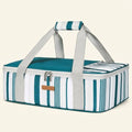 Norcho Insulated Casserole Carrier Keeps Food Hot Cold, Thermal Tote Fits 9x13" Baking Dish, Green