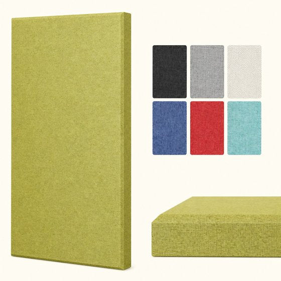 Norcho Large Fiberglass Acoustic Panels 39.4" x 19.7" x 1.6", Sound Proof Wall Panels, Sound Absorbing Acoustic Panels for Interior Wall Decor, Studio, Living Room, Theater, Olive Green