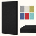 Norcho Large Fiberglass Acoustic Panels 39.4" x 19.7" x 1.6", Sound Proof Wall Panels, Sound Absorbing Acoustic Panels for Interior Wall Decor, Studio, Living Room, Theater, Black