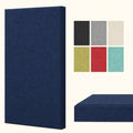 Norcho Large Fiberglass Acoustic Panels 39.4" x 19.7" x 1.6", Sound Proof Wall Panels, Sound Absorbing Acoustic Panels for Interior Wall Decor, Studio, Living Room, Theater, Ocean Blue