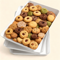 Norcho Serving Tray Set, 15" x 10" White Serving Platters for Party Supplies, 3 Pack Reusable Food Trays for Veggies, Snacks, Fruit, Cookies, Desserts, Kitchen & Pantry Organization