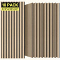 10-Piece Wood Wall Panels for Interior Wall Decor, 47.2" x 23.6" Soundproof Acoustic Wall Panels, Walnut