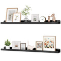 Photo Display Shelves 2 Pack, 36" Wall Mounted Floating Shelf for Décor, Bedroom Storage Organizer, Mother’s Day Gift