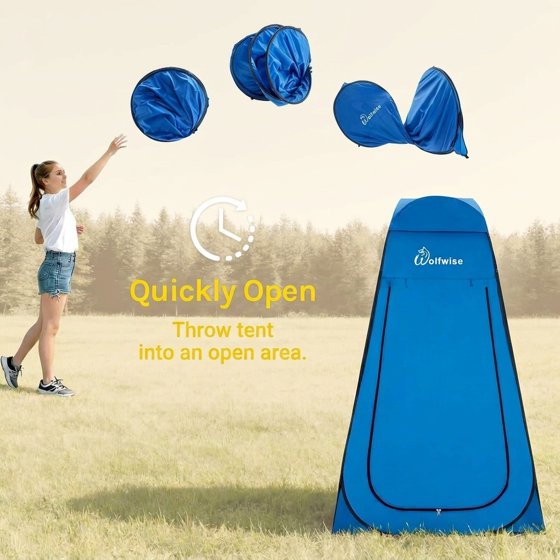 Norcho Pop Up Changing Tent for Beach Camping, Portable Shower Privacy Shelter Instant, 6.2-6.9ft High