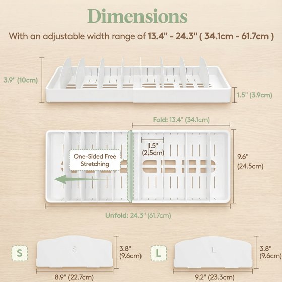 Norcho 2-PCS Lid Organizer for Plastic Lids, Large Food Container Lid Organizer, Lid Storage Organizer for Cabinet