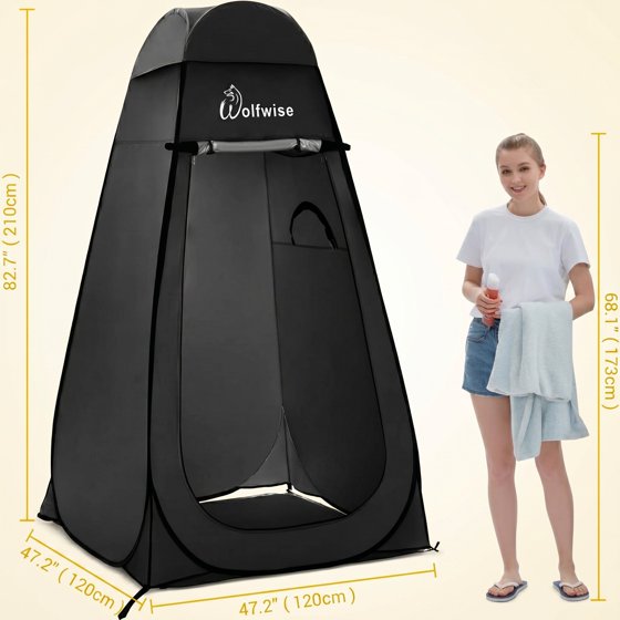 Norcho Pop Up Changing Tent for Beach Camping, Portable Shower Privacy Shelter Instant, 6.2-6.9ft High