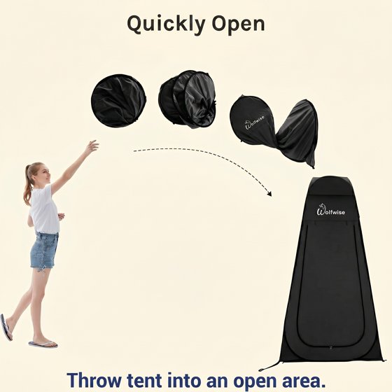 Norcho Pop Up Changing Tent for Beach Camping, Portable Shower Privacy Shelter Instant, 6.2-6.9ft High